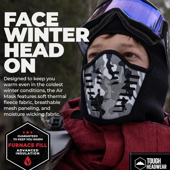 NWT Balaclava Ski Mask - Thermal Face Mask Cold Weather Motorcycle Mask - Picture 2 of 11